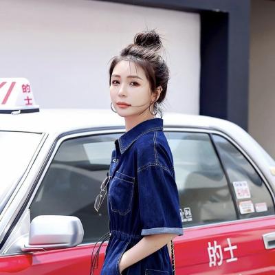 JUMPSUIT DENIM CỔ SƠ MI QUẦN SHORT - ND503